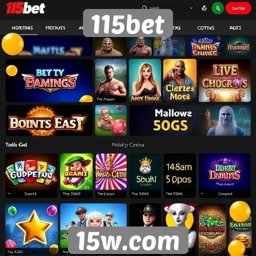 115bet oferece ampla variedade de jogos online